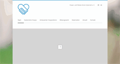 Desktop Screenshot of hospiz-und-palliativmedizin.de
